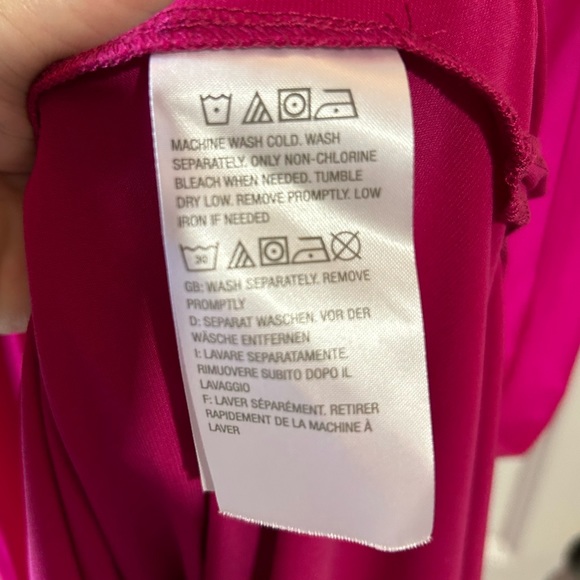 Susan Graver Sleeveless Pink Maxi Dress with Crochet Bodice Detail - Picture 8 of 8